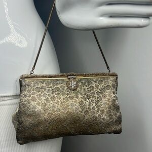 Vintage Marshall Field’s Made in France Tapestry Evening Bag
